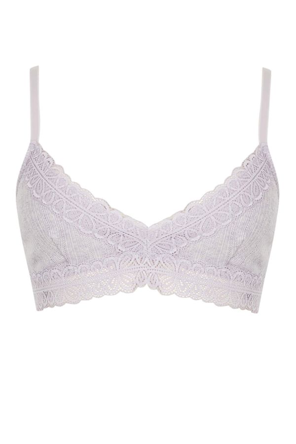 DEFACTO DEFACTO Lace Detail Triangle Bra