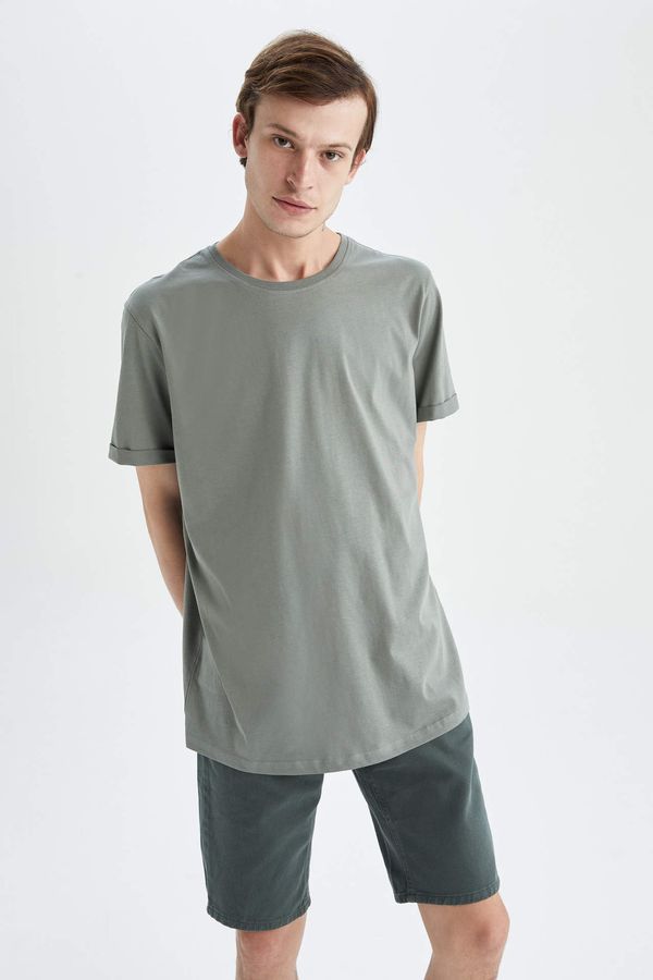 DEFACTO DEFACTO Long Fit Short Sleeve T-Shirt