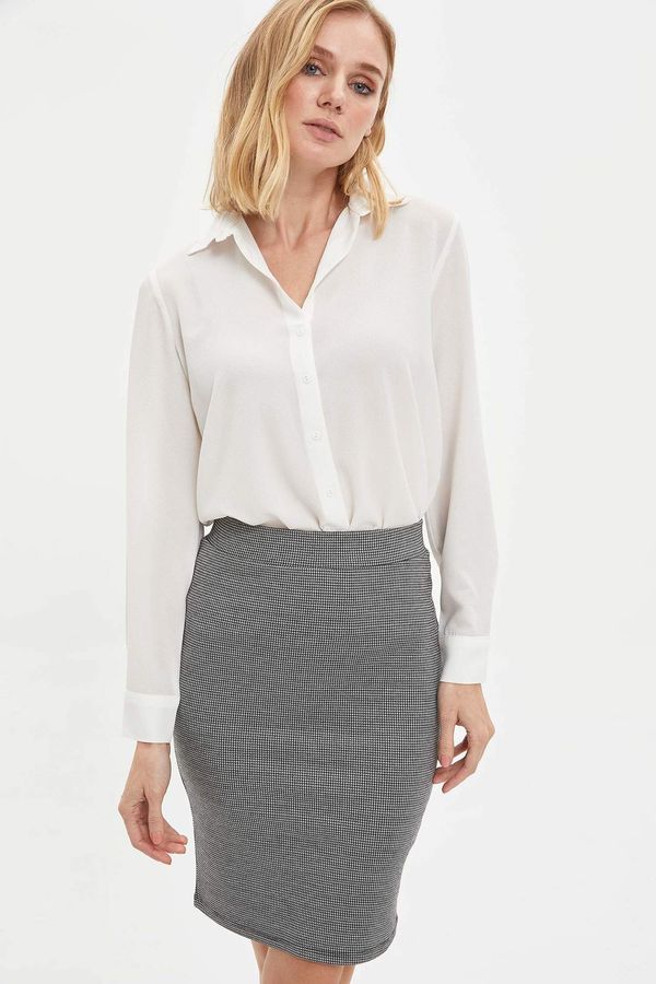 DEFACTO DEFACTO Long Sleeve Blouse With Shirt Collar