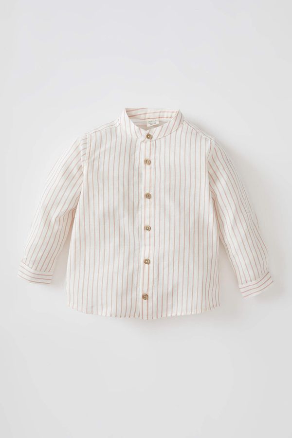 DEFACTO DEFACTO Long Sleeve Striped Poplin Shirt