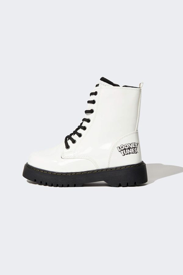 DEFACTO DEFACTO Looney Tunes Licenced Lace Up Boots
