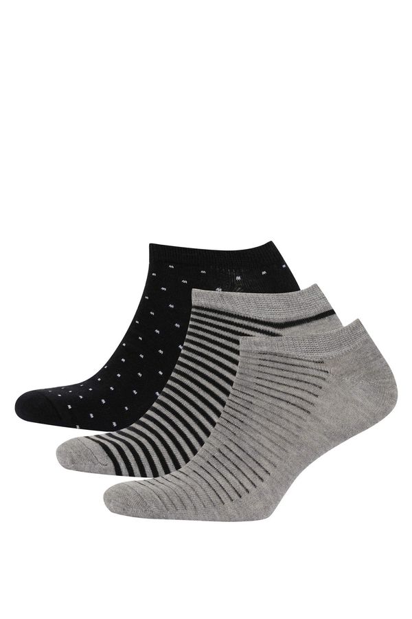 DEFACTO DEFACTO Men 3 Pack Cotton Booties Socks