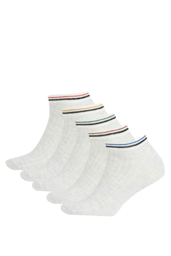 DEFACTO DEFACTO Men 5 Pack Cotton Booties Socks