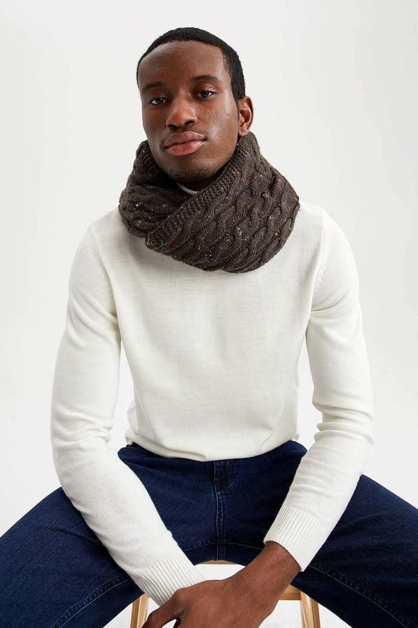 DEFACTO DEFACTO Men Soft Hairy Knitted Knitwear Scarf