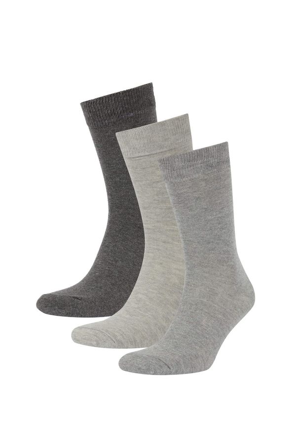DEFACTO DEFACTO Men's Cotton 3-pack Long Socks