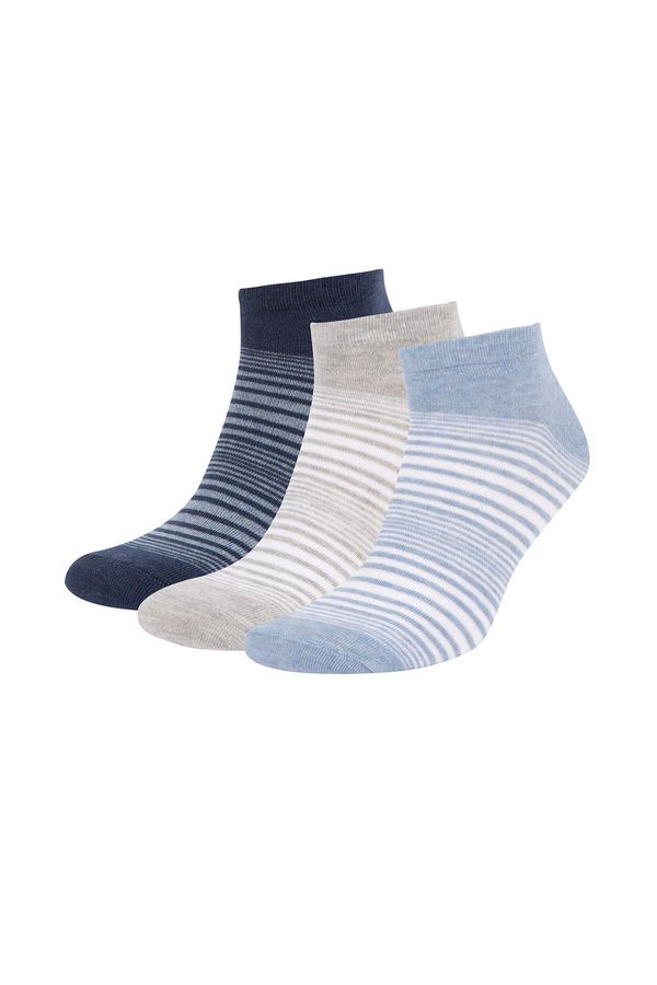 DEFACTO DEFACTO Men's Cotton 3 Pack Short Socks