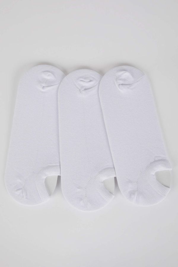 DEFACTO DEFACTO Men's Cotton 3-pack Sneaker Socks