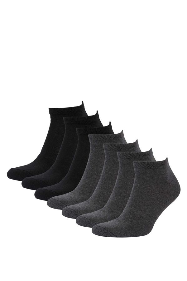 DEFACTO DEFACTO Men's Cotton 7-Pack Short Socks
