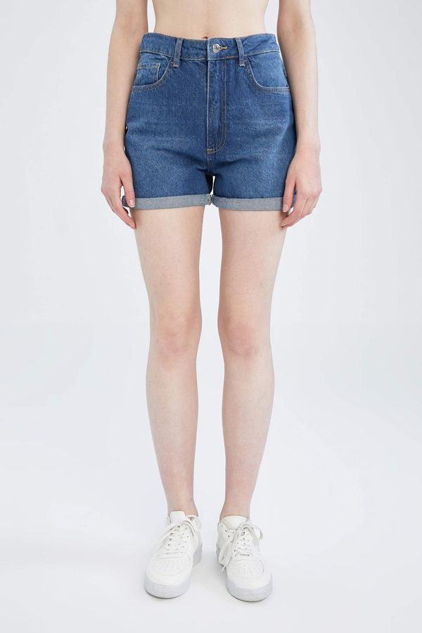 DEFACTO DEFACTO Mom Fit Mini Jean Short