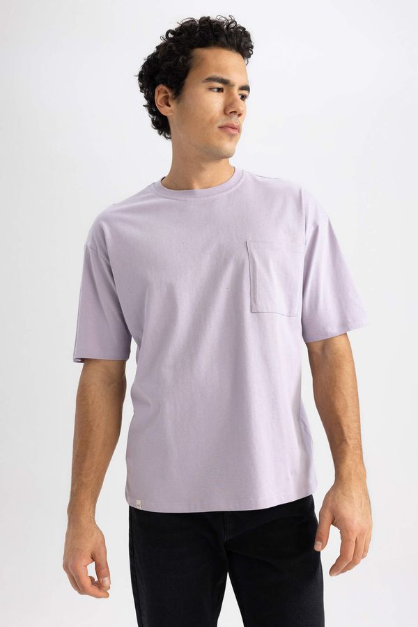 DEFACTO DEFACTO Oversize Fit Crew Neck Basic Short Sleeve T-Shirt