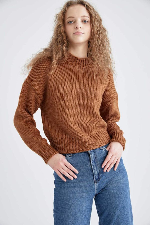 DEFACTO DEFACTO Oversize Fit Half Turtleneck Pullover