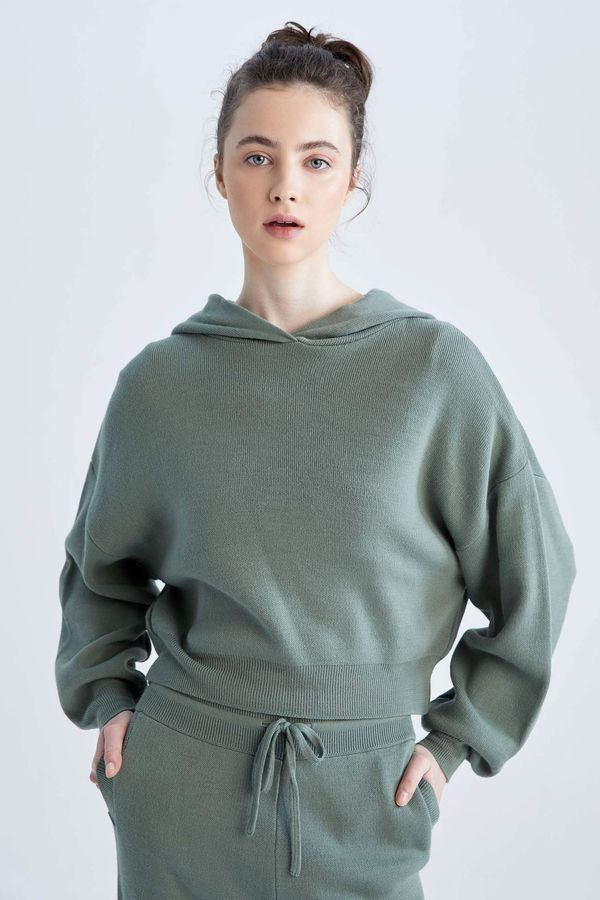 DEFACTO DEFACTO Oversize Fit Hooded Pullover