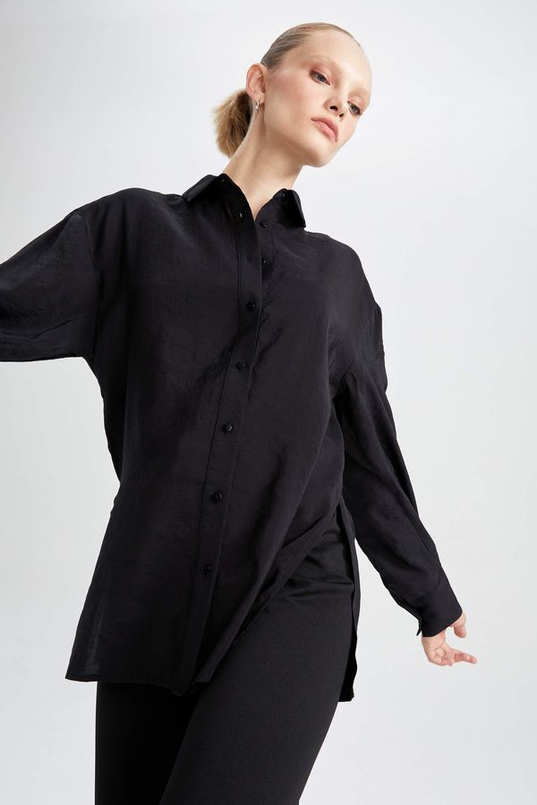 DEFACTO DEFACTO Oversize Fit Long Sleeve Shirt Tunic