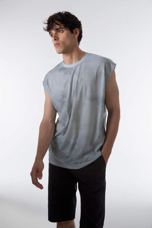 DEFACTO DEFACTO Oversize Fit Sleeveless Print Vest