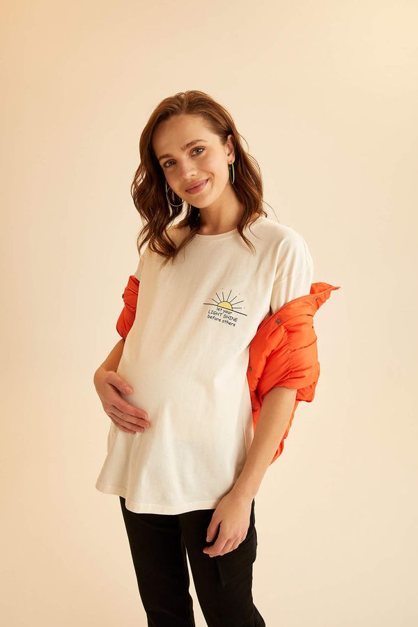 DEFACTO DEFACTO Oversized Short Sleeve Maternity T-Shirt