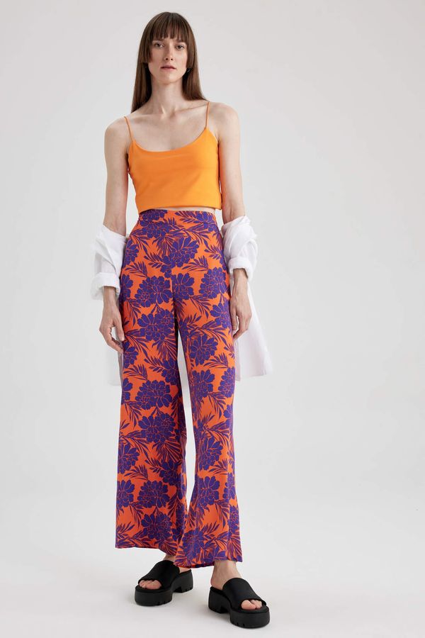 DEFACTO DEFACTO Palazzo Wide Leg Viscose Trousers