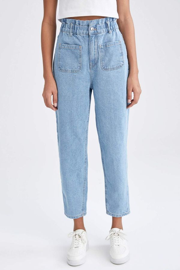 DEFACTO DEFACTO Paperbag Fit High Waisted Jeans