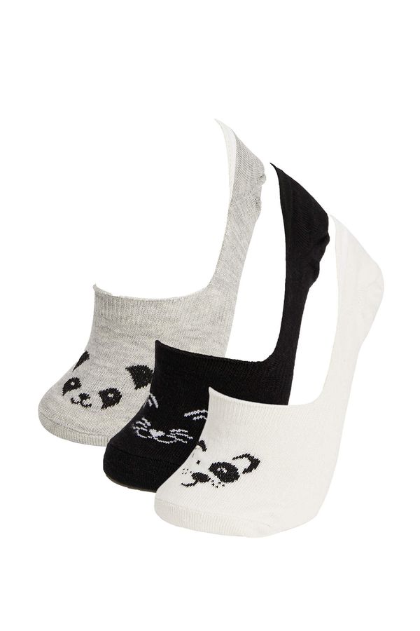 DEFACTO DEFACTO Patterned 3 Pack Ballet Socks