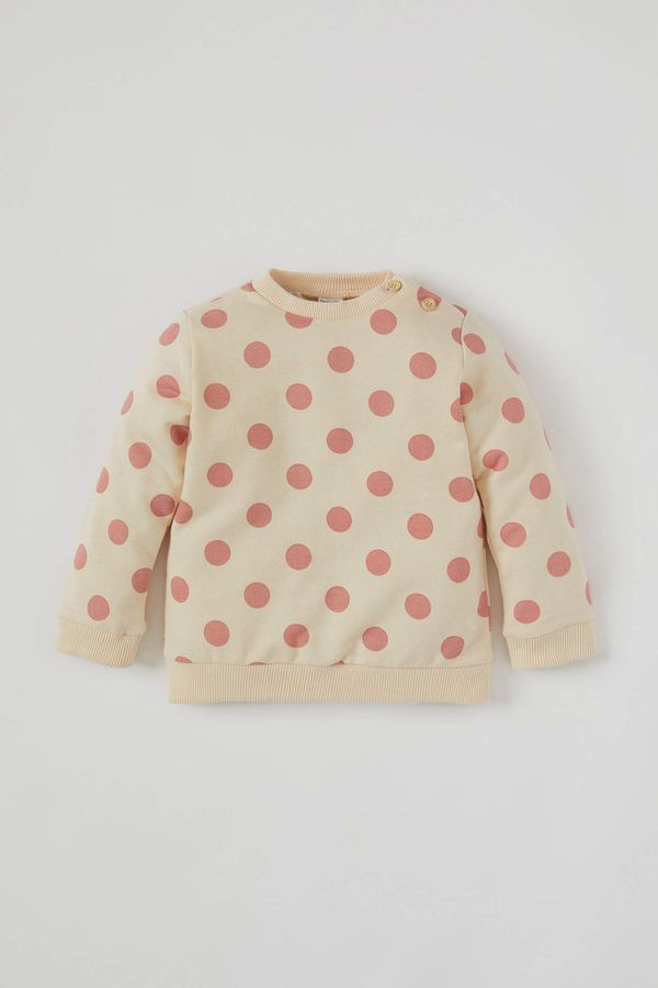 DEFACTO DEFACTO Patterned Long Sleeve Sweatshirt