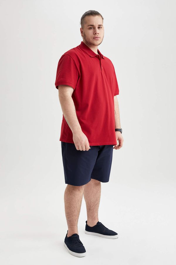 DEFACTO DEFACTO Plus Size Regular Fit Basic Bermuda Shorts