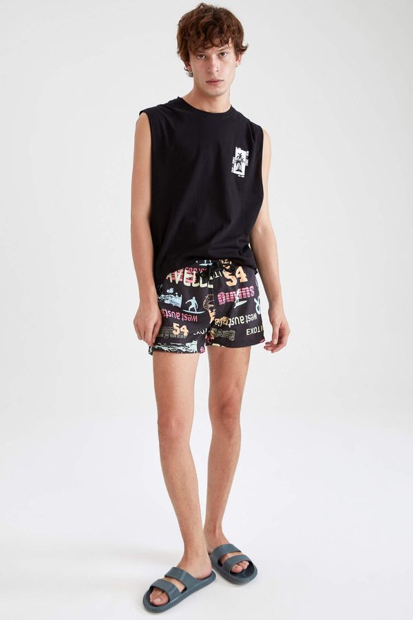 DEFACTO DEFACTO Printed Extra Short Lenght Swimming Short