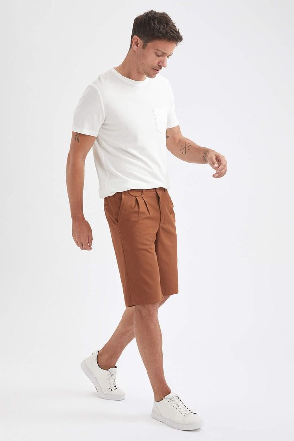 DEFACTO DEFACTO Regular Fit Basic Bermuda Shorts