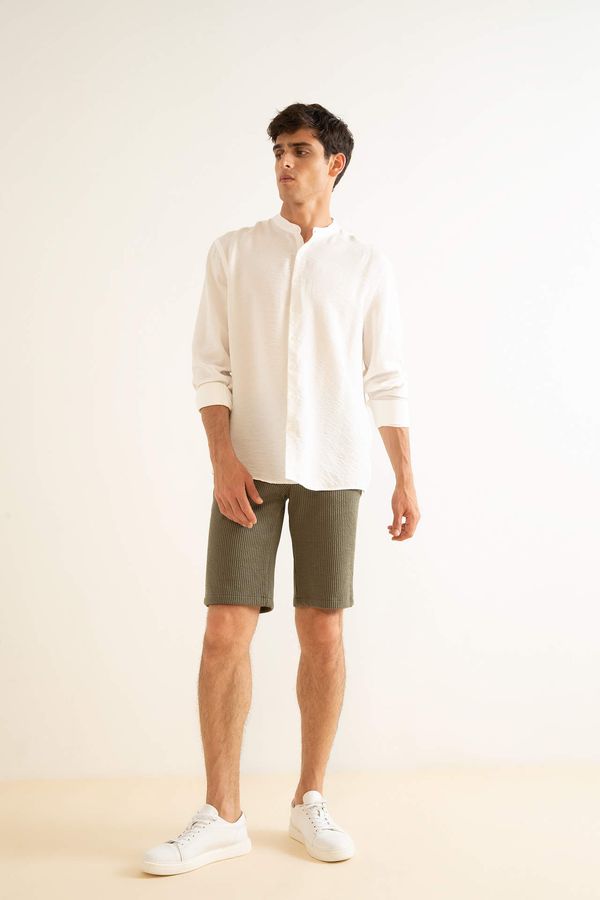 DEFACTO DEFACTO Regular Fit Basic Bermuda Shorts