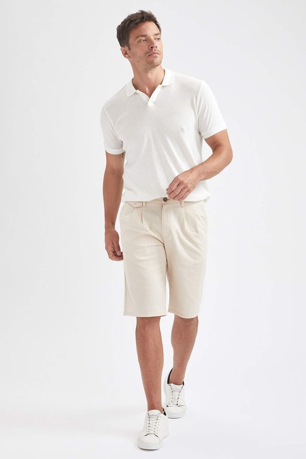 DEFACTO DEFACTO Regular Fit Basic Bermuda Shorts