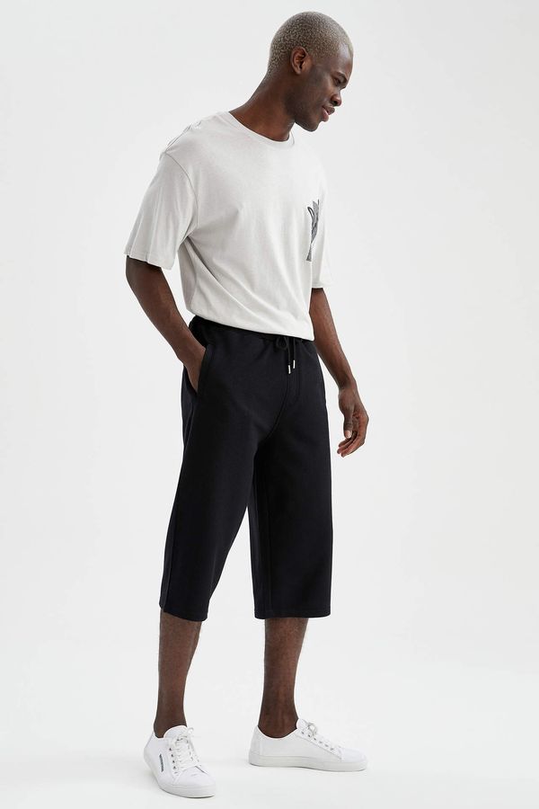 DEFACTO DEFACTO Regular Fit Basic Capri Shorts