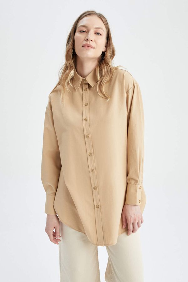 DEFACTO DEFACTO Regular Fit Basic Long Sleeve Shirt Tunic