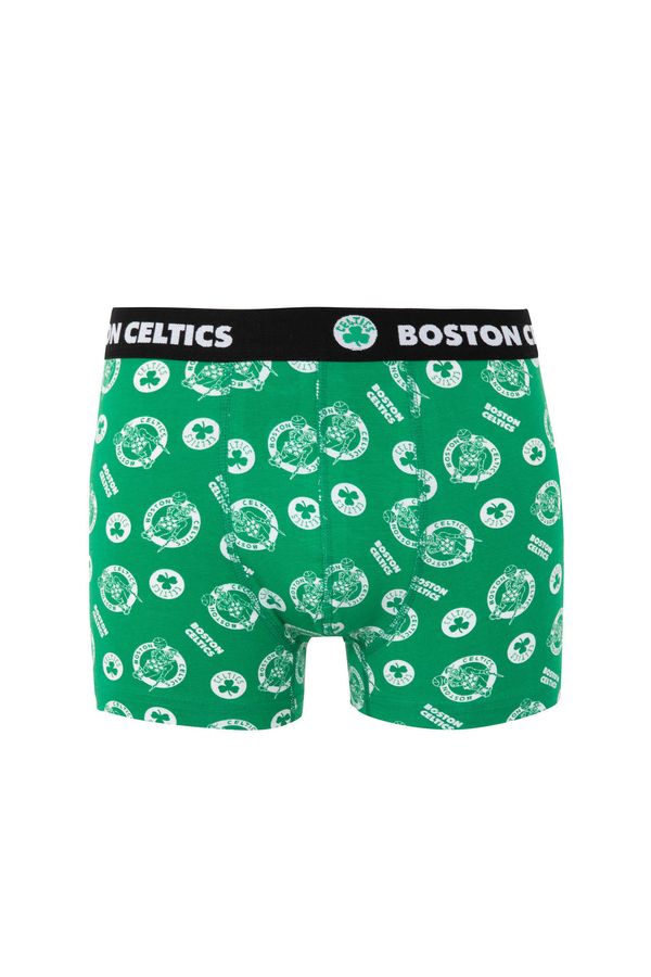 DEFACTO DEFACTO Regular Fit Boston Celtics Licensed Knitted Boxer