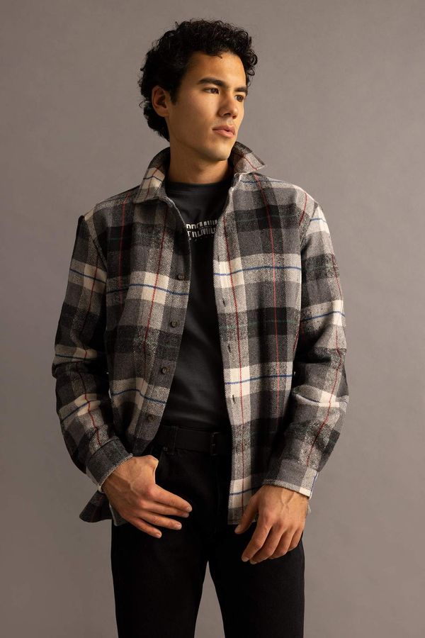 DEFACTO DEFACTO Regular Fit Checked Lumberjack Long Sleeve Shirt