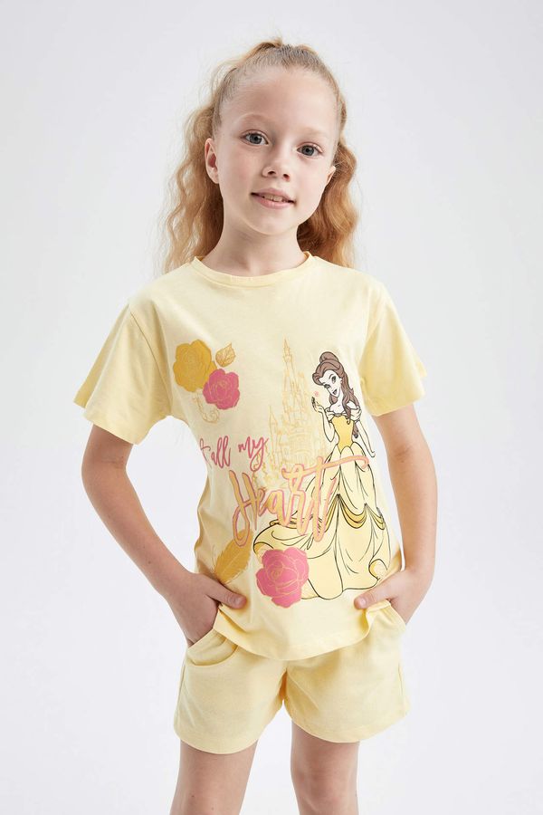 DEFACTO DEFACTO Regular Fit Disney Princess Licensed Short Sleeve T-shirt