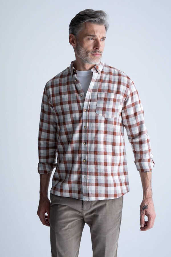 DEFACTO DEFACTO Regular Fit Flanel Long Sleeve Shirt