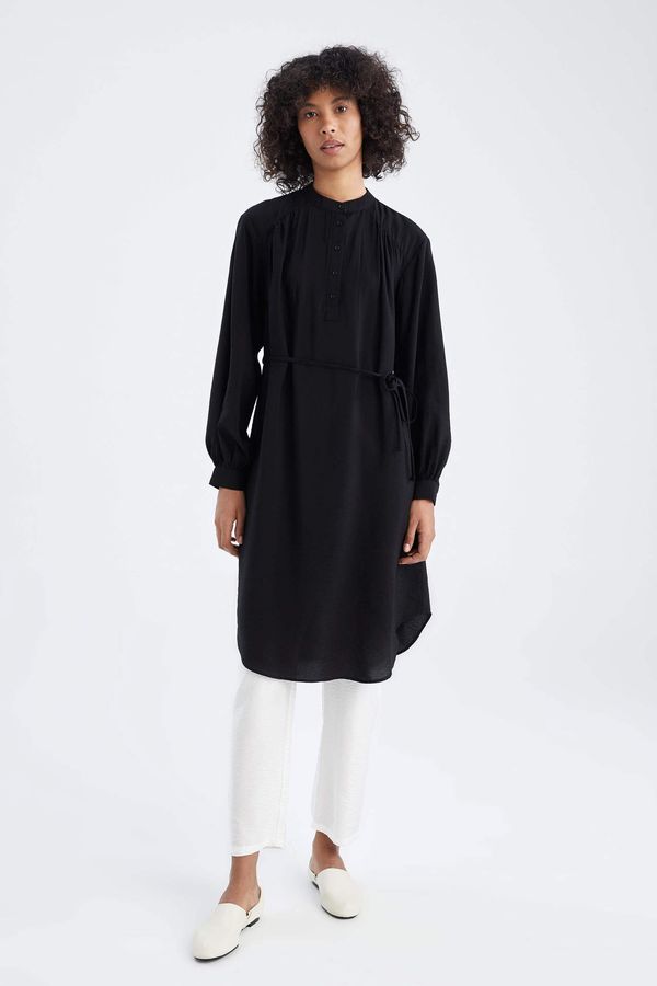 DEFACTO DEFACTO Regular Fit Long Balloon Sleeves Tunic