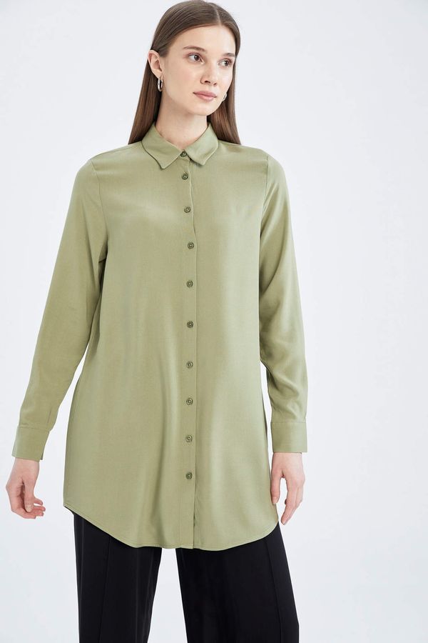 DEFACTO DEFACTO Regular Fit Long Sleeve Shirt Tunic