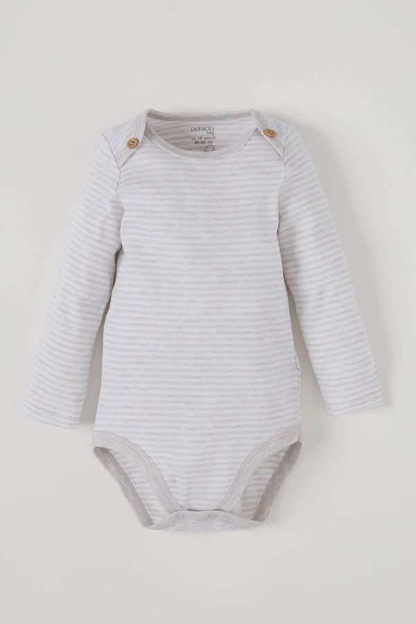 DEFACTO DEFACTO Regular Fit Long-Sleeved Snap Bodysuit