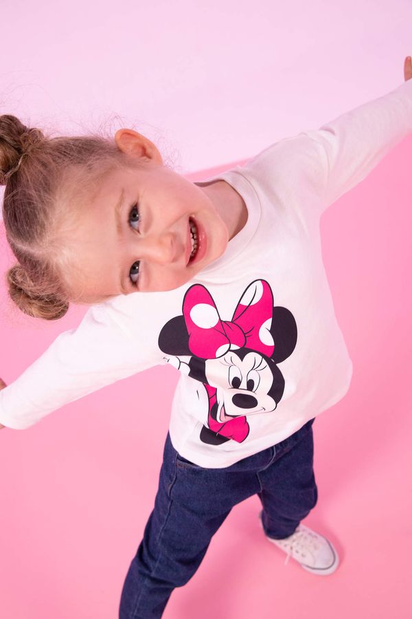 DEFACTO DEFACTO Regular Fit Mickey & Minnie Licensed Long Sleeve Body