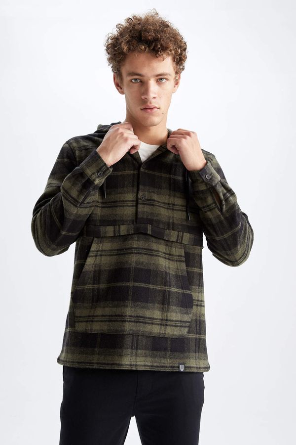 DEFACTO DEFACTO Regular Fit Plaid Long Sleeve Shirt