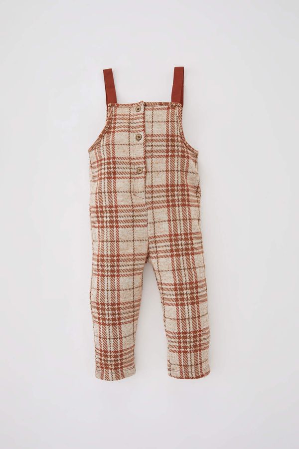 DEFACTO DEFACTO Regular Fit Plaid Strappy Jump Suit