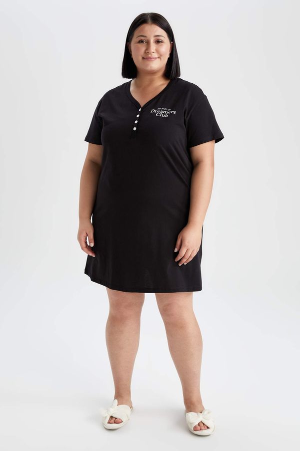 DEFACTO DEFACTO Regular Fit Short Sleeve Knitted Dress