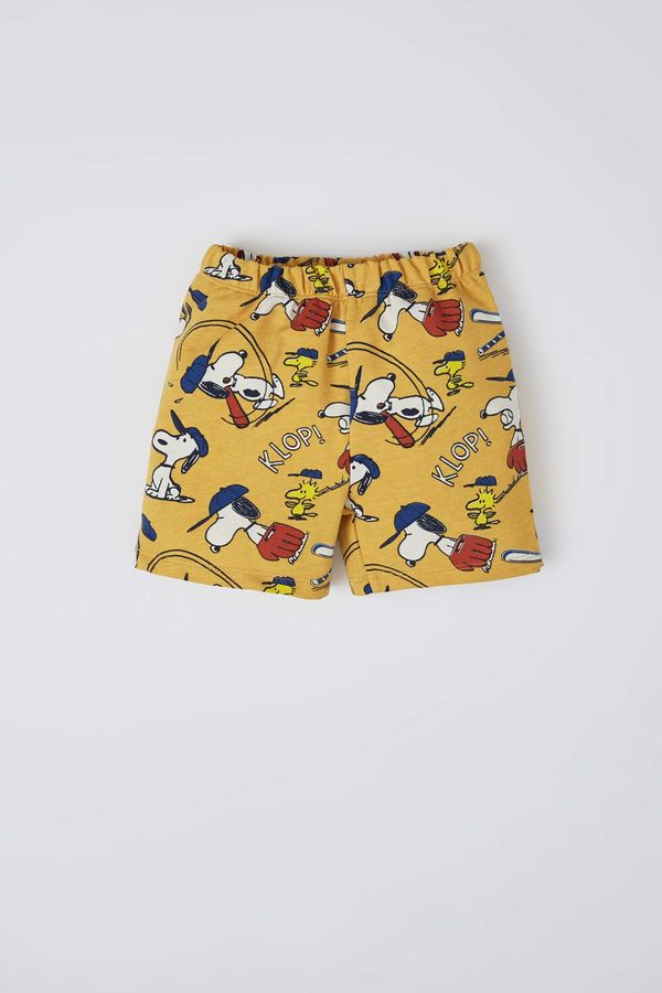 DEFACTO DEFACTO Regular Fit Snoopy Printed Short