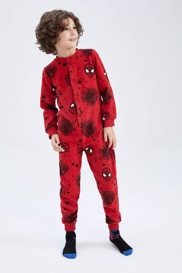 DEFACTO DEFACTO Regular Fit Spiderman Licensed Knitted Pyjamas