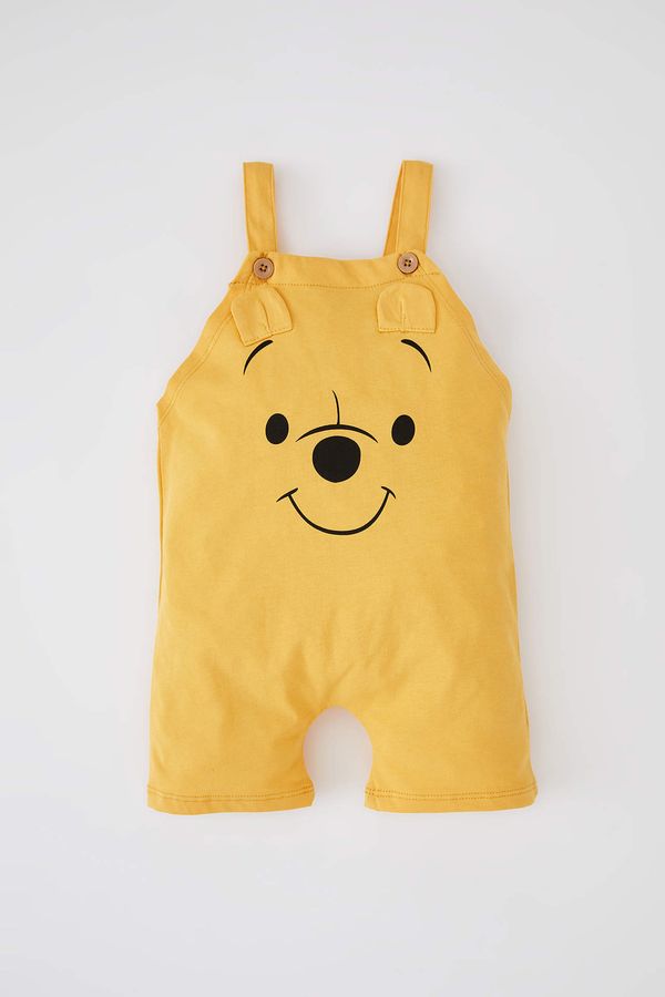 DEFACTO DEFACTO Regular Fit Square Collar Winnie The Pooh Licensed Overalls