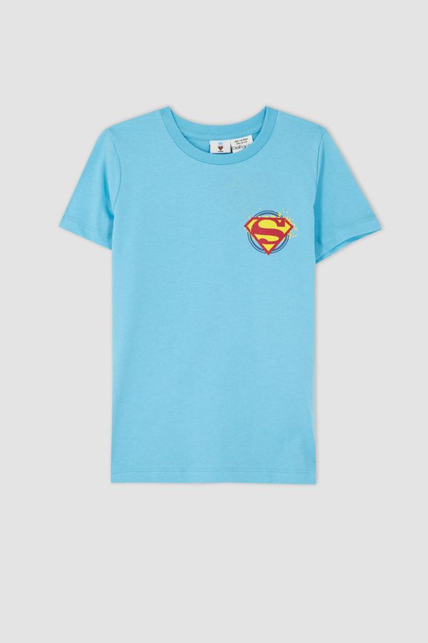 DEFACTO DEFACTO Regular Fit Superman Licensed Short Sleeve T-Shirt