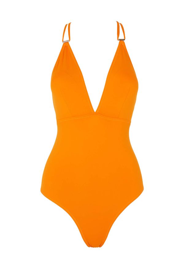 DEFACTO DEFACTO Regular Fit V Neck Strappy Swimsuit