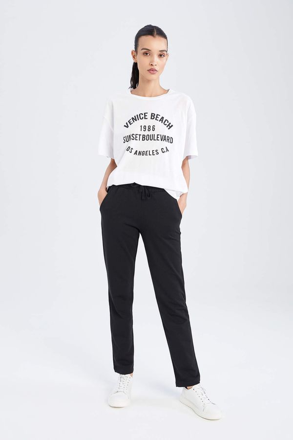 DEFACTO DEFACTO Regular Fit With Pockets Thin Sweatshirt Fabric Trousers