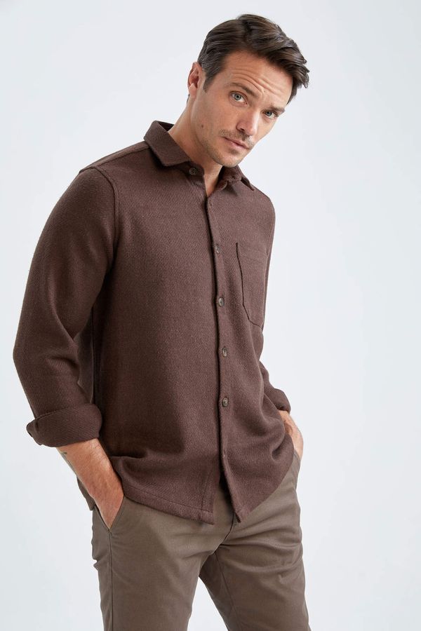 DEFACTO DEFACTO Regular Fit Woodcutter Long Sleeve Shirt