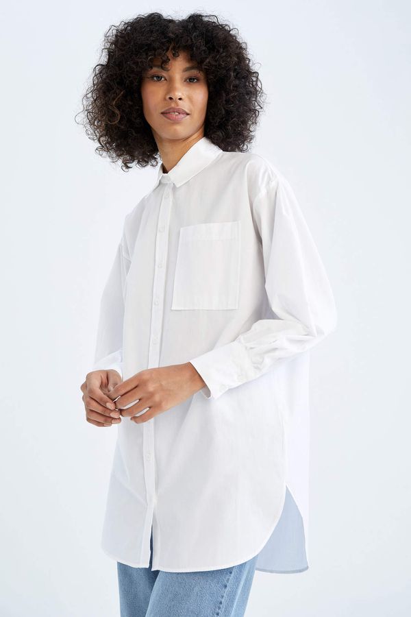 DEFACTO DEFACTO Relax Fit Basic Long Sleeve Shirt Tunic