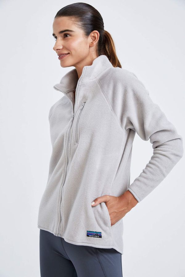 DEFACTO DEFACTO Relax Fit fleece Cardigan